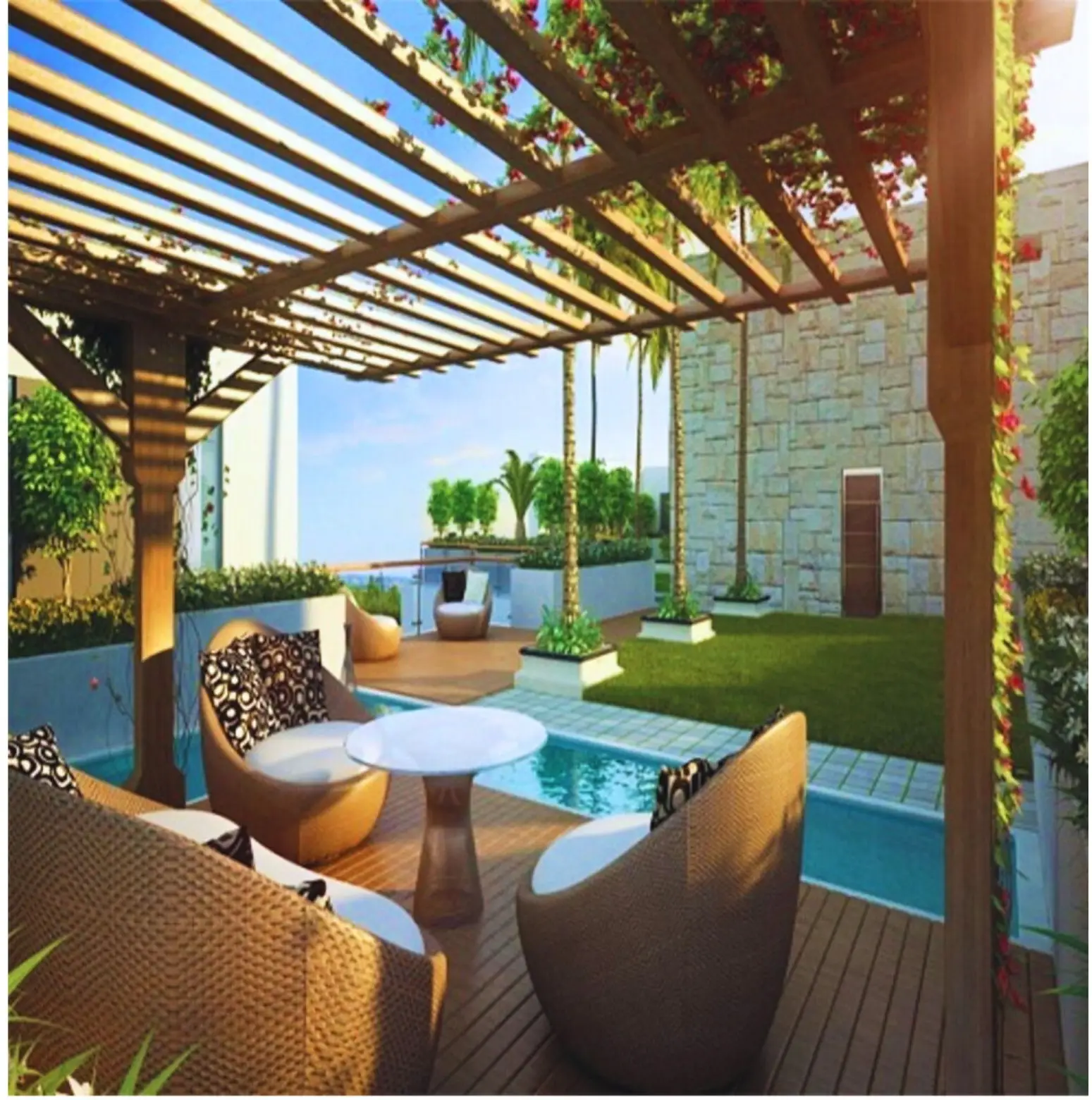 Sit-Out Relaxation Area